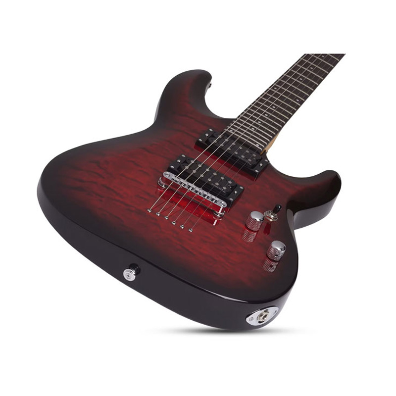گیتار الکتریک شکتر Schecter C 6 Plus See Thru Cherry Burst