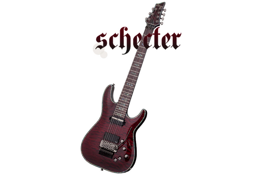 گیتار الکتریک Schecter Hellraiser C-7 FR S-Black Cherry