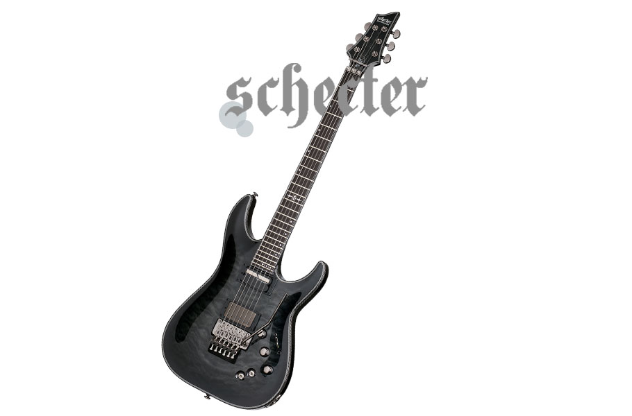 گیتار الکتریک schecter Hellraiser Hybrid C-1 FR S - Trans Black Burst