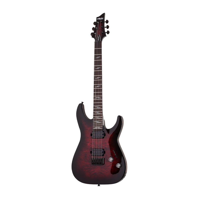 قیمت خرید فروش گیتار الکتریک شکتر Schecter Omen Elite-6 - Black Cherry Burst SKU #2450