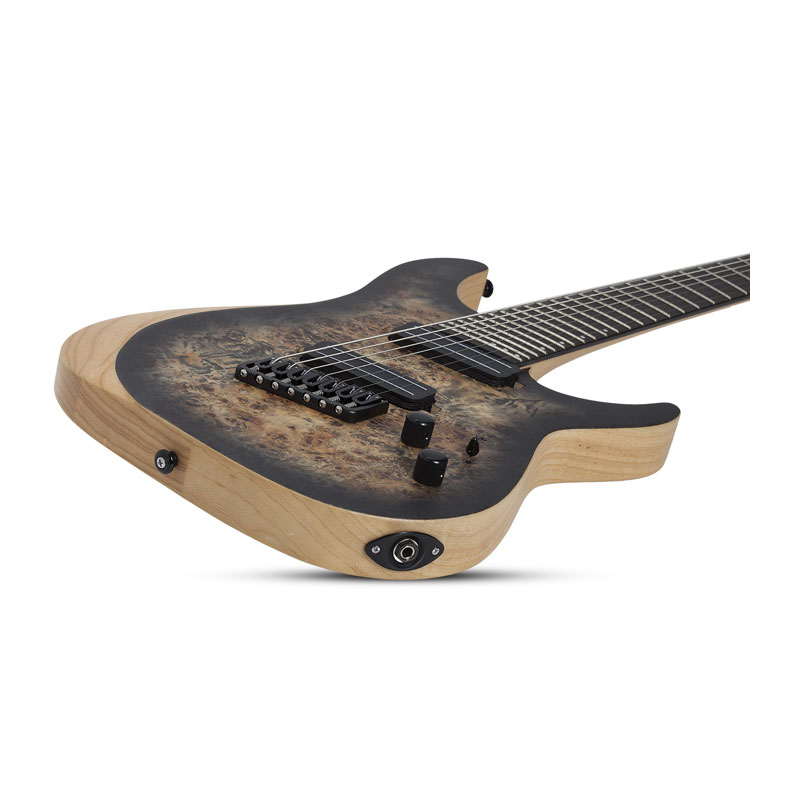 گیتار الکتریک شکتر Schecter Reaper-7 Multiscale - Satin Charcoal Burst SKU #1509