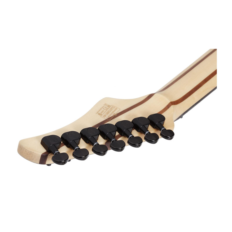 گیتار الکتریک شکتر Schecter Reaper-7 Multiscale - Satin Charcoal Burst SKU #1509