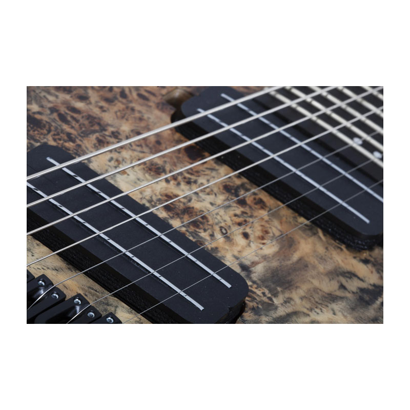 گیتار الکتریک شکتر Schecter Reaper-7 Multiscale - Satin Charcoal Burst SKU #1509
