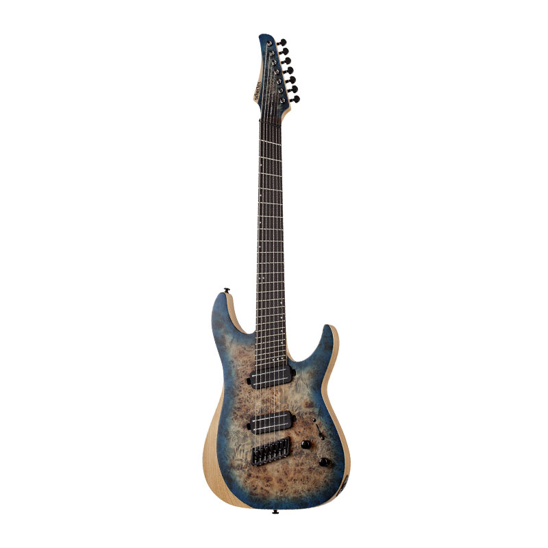 قیمت خرید فروش گیتار الکتریک شکتر Schecter Reaper-7 Multiscale - Satin Sky Burst SKU #1510