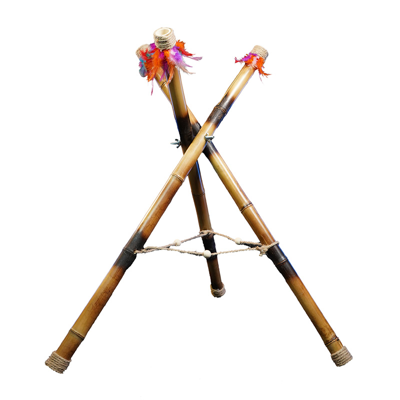 قیمت خرید فروش پایه هنگ درام شاینینگ ساند Shining Sound Bamboo Hang Drum Stand Rainbow