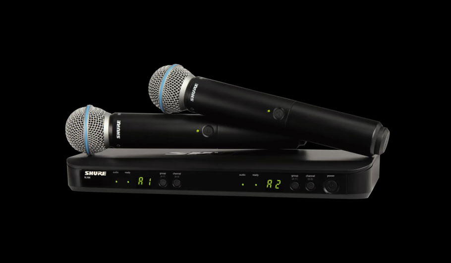 میکروفون بیسیم Shure BLX288/BETA58