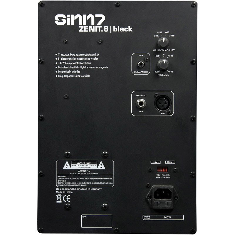 اسپیکر مانیتورینگ سین 7 Sinn7 Zenith 8 Black