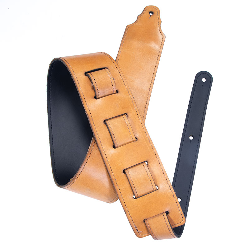 بند گیتار تی ام گروپ TM Group Leather Strap F01 - Honey Blonde