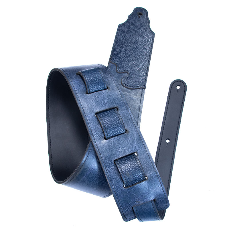 بند گیتار تی ام گروپ TM Group Leather Strap G01 - Dark Blue