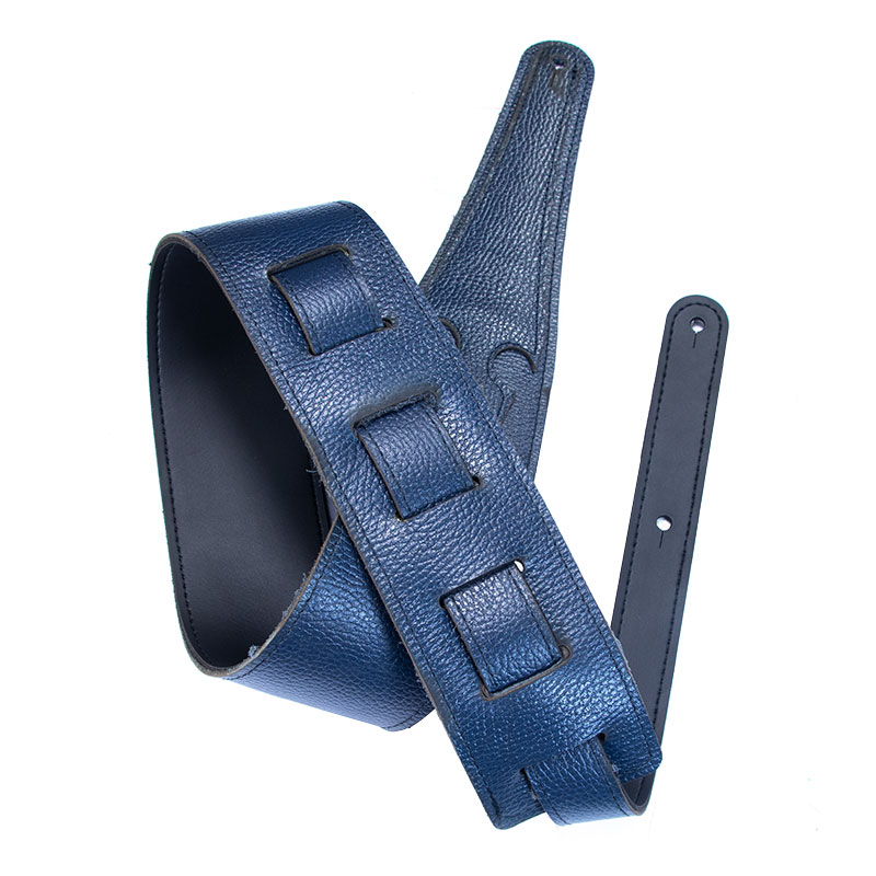 بند گیتار تی ام گروپ TM Group Leather Strap S01 - Dark Blue