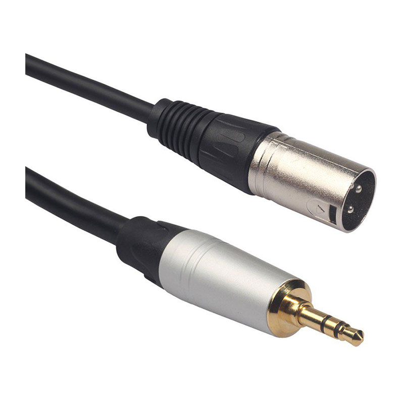 قیمت خرید فروش کابل رابط تی ام گروپ TM Group TRS 3.5mm To XLR Male 3m