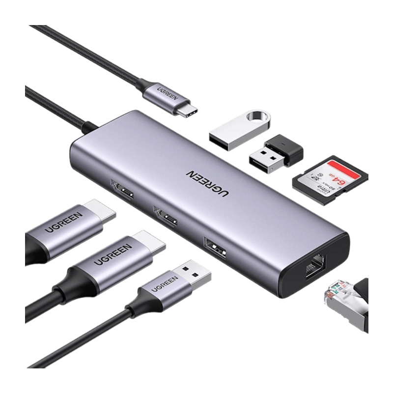 قیمت خرید فروش هاب یوگرین UGREEN 9-in-1 Multifunction Adapter CM490 90119