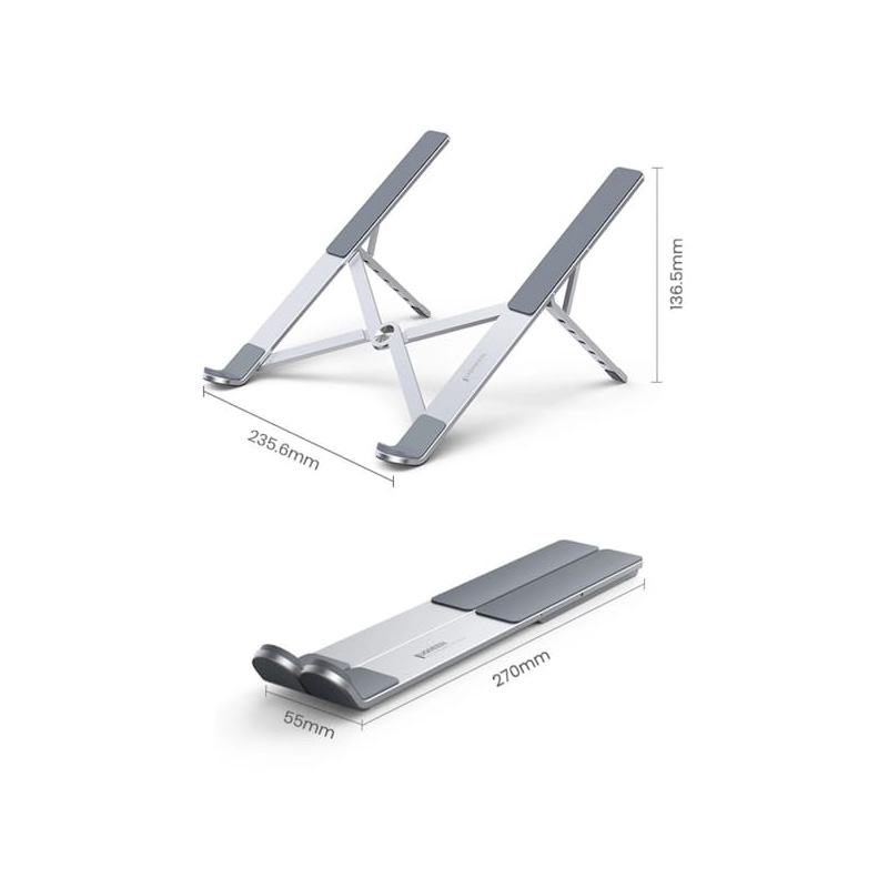 پایه موبایل و تبلت یوگرین UGREEN Laptop Foldable Stand for Desk Adjustable Silver LP451 40289