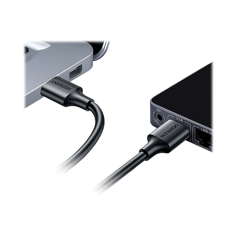 کابل رابط یوگرین UGREEN USB 2.0 A Male to Male Cable 3m Black US102 30136