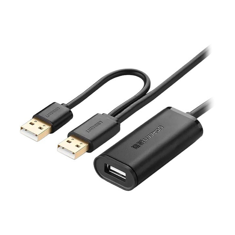قیمت خرید فروش کابل رابط یوگرین UGREEN USB 2.0 Active Extension Cable 5m US137 20213