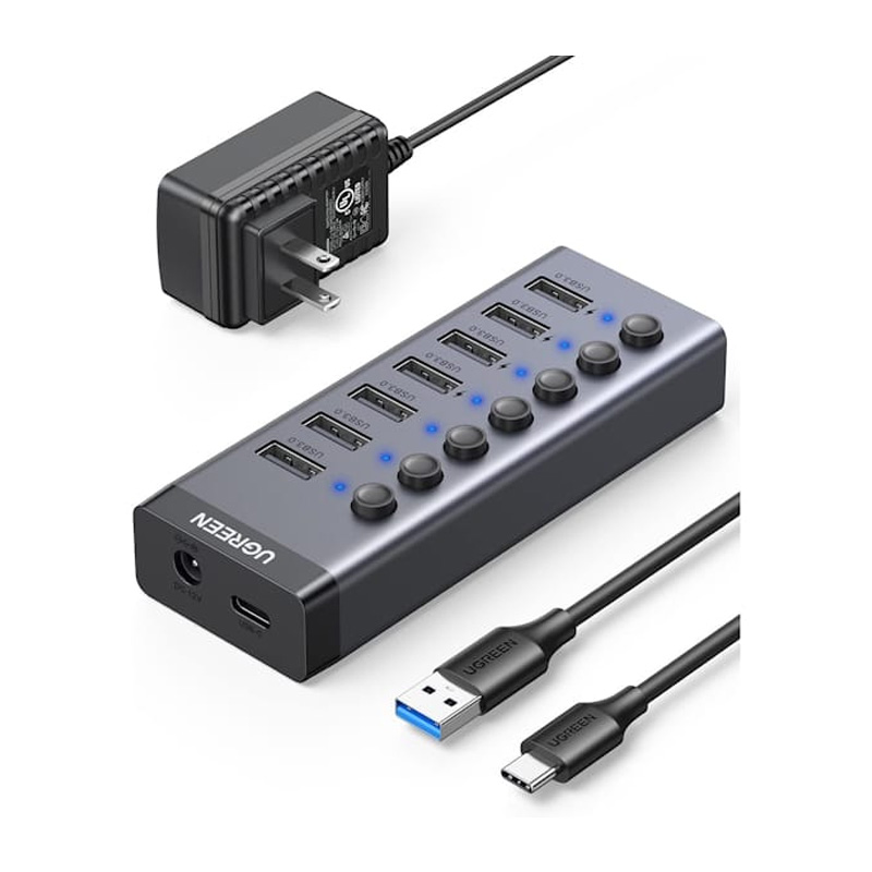قیمت خرید فروش هاب یوگرین UGREEN USB 3.0 7-Port Hub CM481 90307