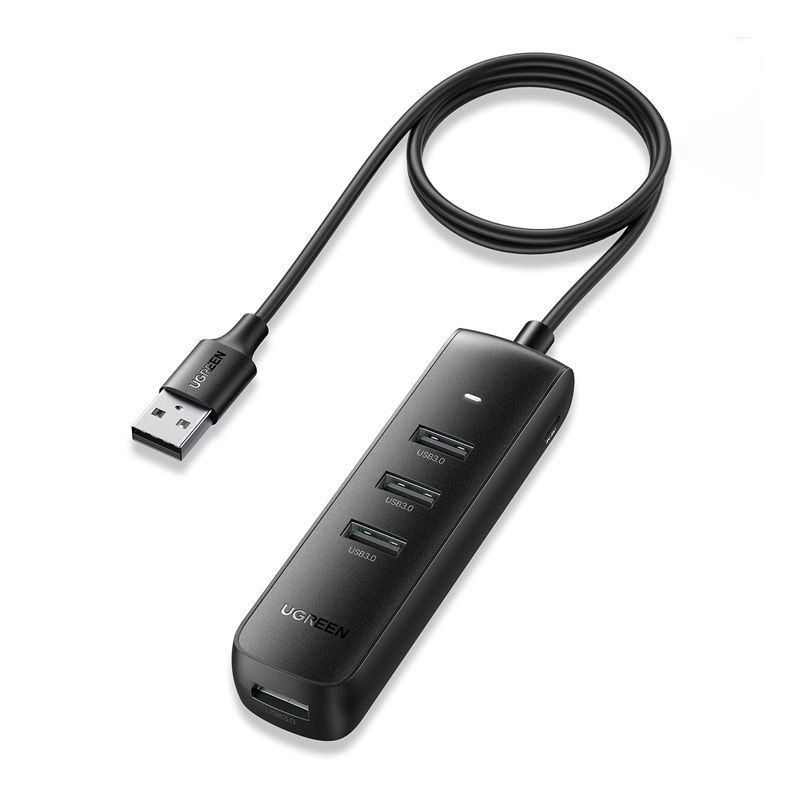 قیمت خرید فروش هاب یوگرین UGREEN USB 3.0 A 4 Ports HUB Black 1m CM416 80657
