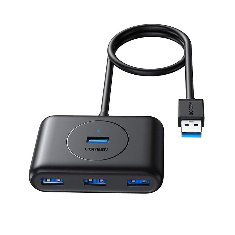 قیمت خرید فروش هاب یوگرین UGREEN USB 3.0 A 4 Ports HUB Black 1m CR113 20291