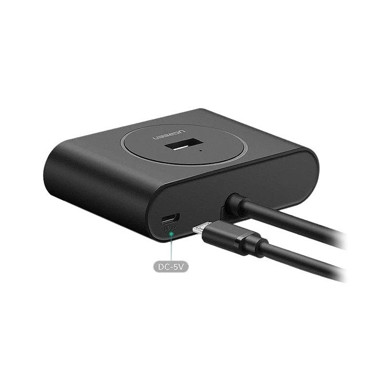 هاب یوگرین UGREEN USB 3.0 A 4 Ports HUB Black 1m CR113 20291