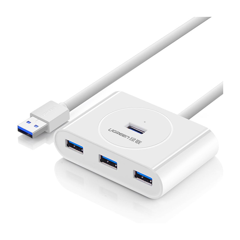 قیمت خرید فروش هاب یوگرین UGREEN USB 3.0 A 4 Ports HUB White 1m CR113 20283