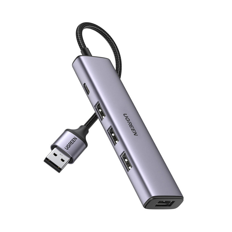 قیمت خرید فروش هاب یوگرین UGREEN USB 3.0 A 4 Ports HUB With USB-C Power Port CM473 20805