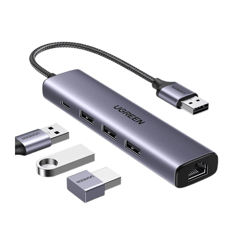 قیمت خرید فروش هاب یوگرین UGREEN USB 3.0 Gigabit Ethernet Adapter CM475 60554