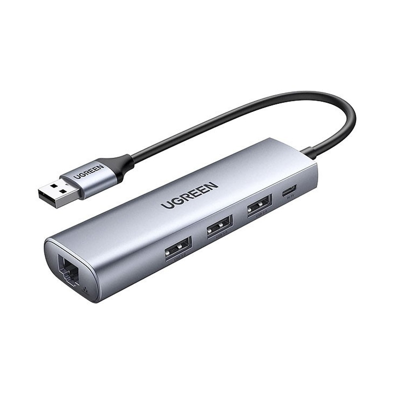 هاب یوگرین UGREEN USB 3.0 to Gigabit Ethernet 3USB 3.0 A Adapter CM266 60812