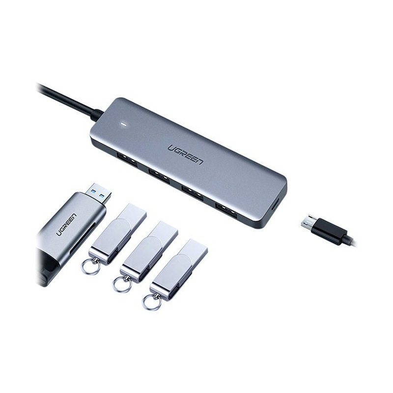قیمت خرید فروش هاب یوگرین UGREEN USB-C 3.0 to 4 Ports HUB CM219 70336