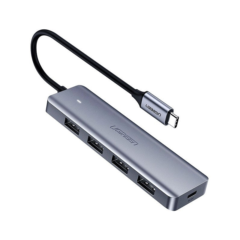 هاب یوگرین UGREEN USB-C 3.0 to 4 Ports HUB CM219 70336