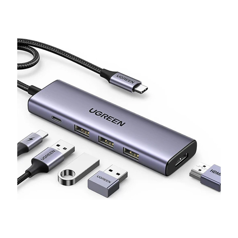 قیمت خرید فروش هاب یوگرین UGREEN USB-C to HDMI 5-in-1 Multifunction Adapter CM511 15597