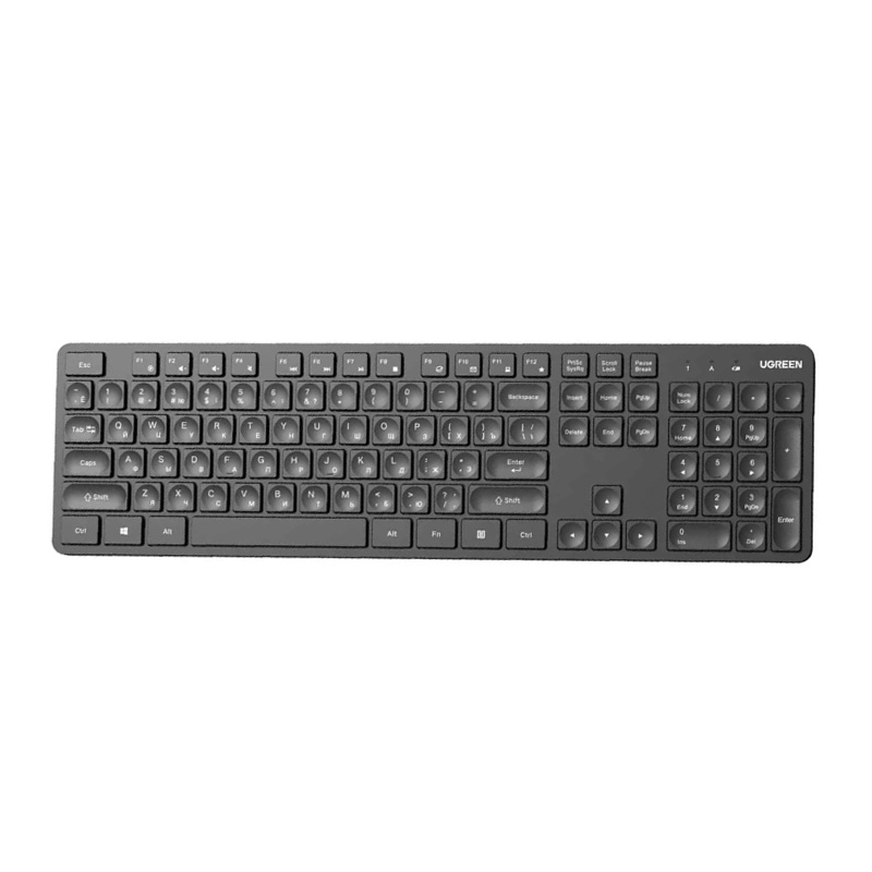 قیمت خرید فروش کیبورد کامپیوتر یوگرین UGREEN Wireless Chocolate Membrane Keyboard KU004 25322