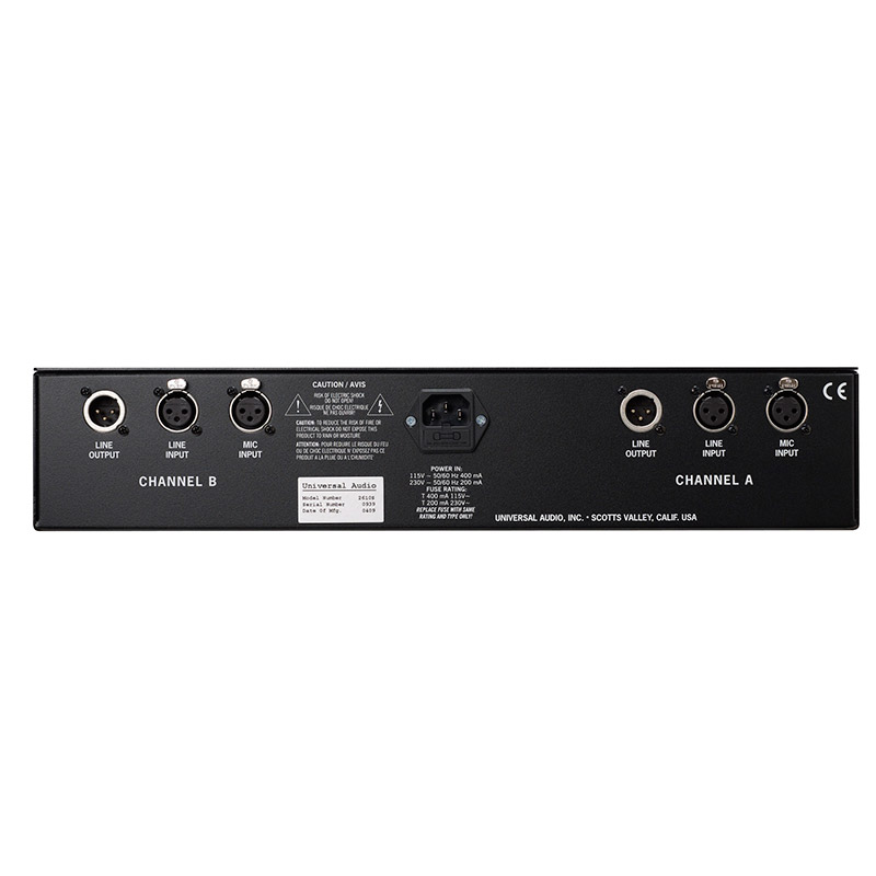 پری آمپ یونیورسال آدیو Universal Audio 2-610S