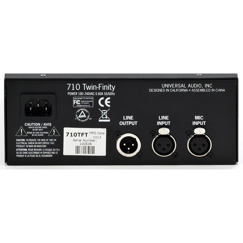 پری آمپ یونیورسال آدیو Universal Audio 710 Twin-Finity