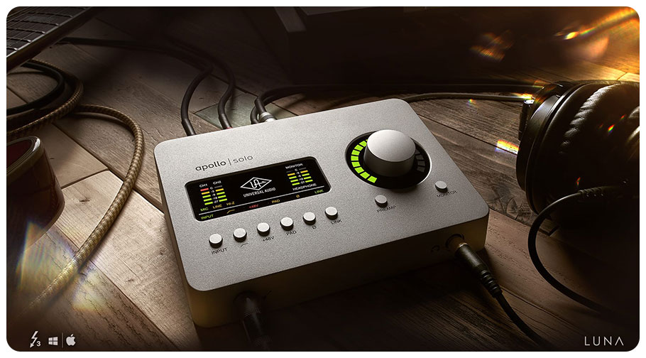 کارت صدا Universal Audio Apollo Solo Thunderbolt 3