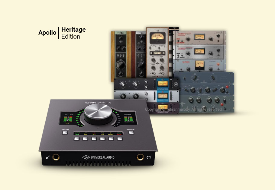 کارت صدا Universal Audio Apollo Twin X QUAD Heritage Edition