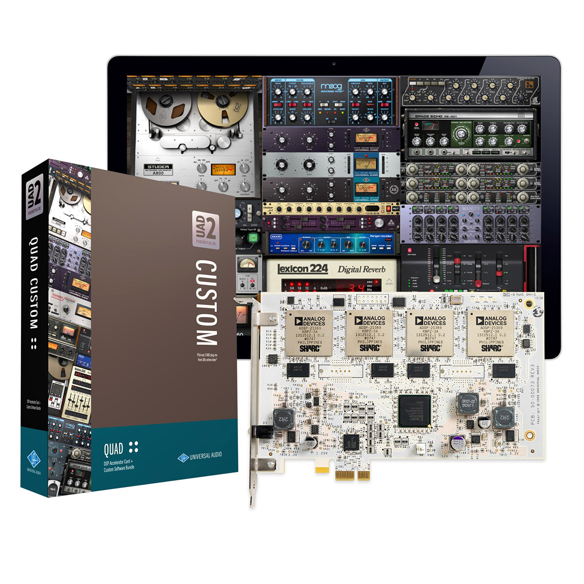 قیمت خرید فروش پردازشگر صوتی یونیورسال آدیو Universal Audio UAD 2 Quad Custom PCIe