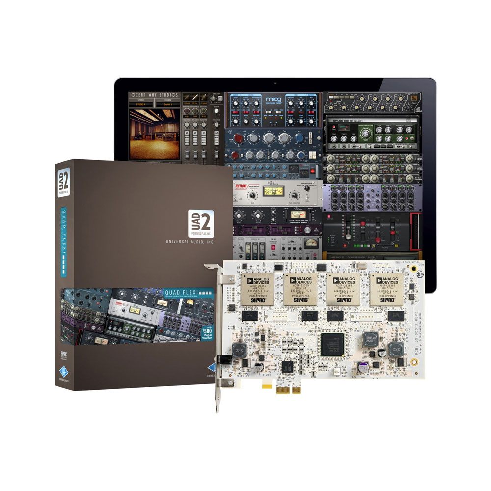 قیمت خرید فروش پردازشگر صوتی یونیورسال آدیو Universal Audio UAD2 QUAD Flexi