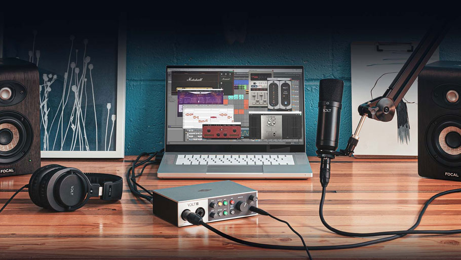 کارت صدا و پکیج استودیو Universal Audio Volt 2 Studio Pack