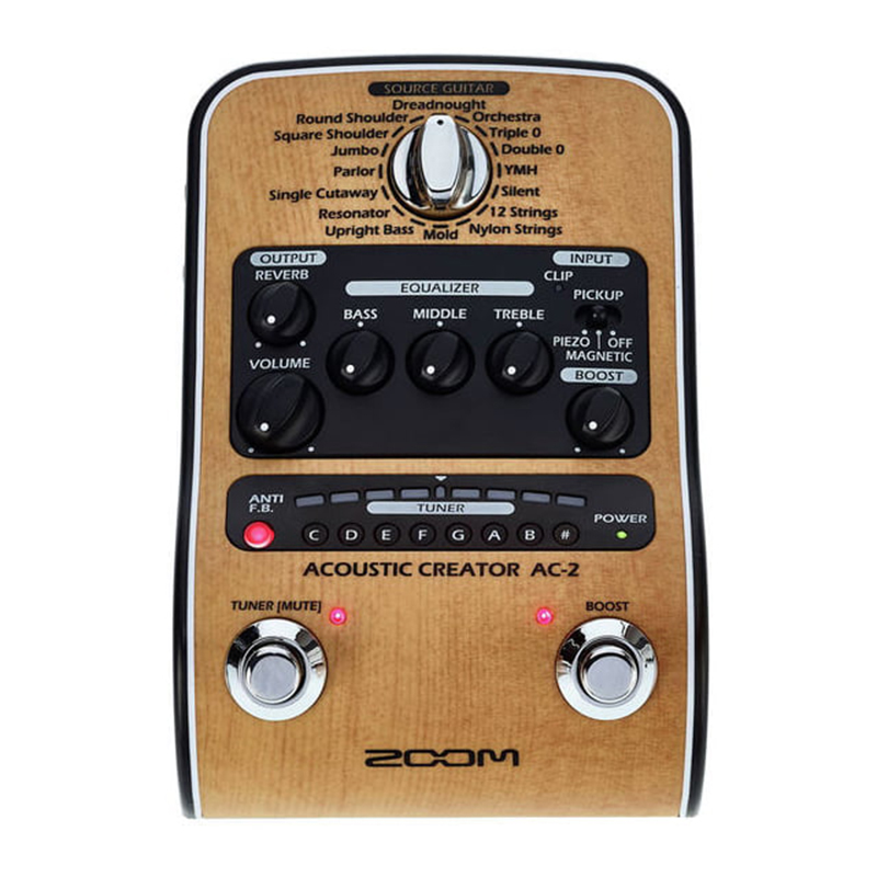 قیمت خرید فروش افکت گیتار الکتریک زوم ZOOM AC-2