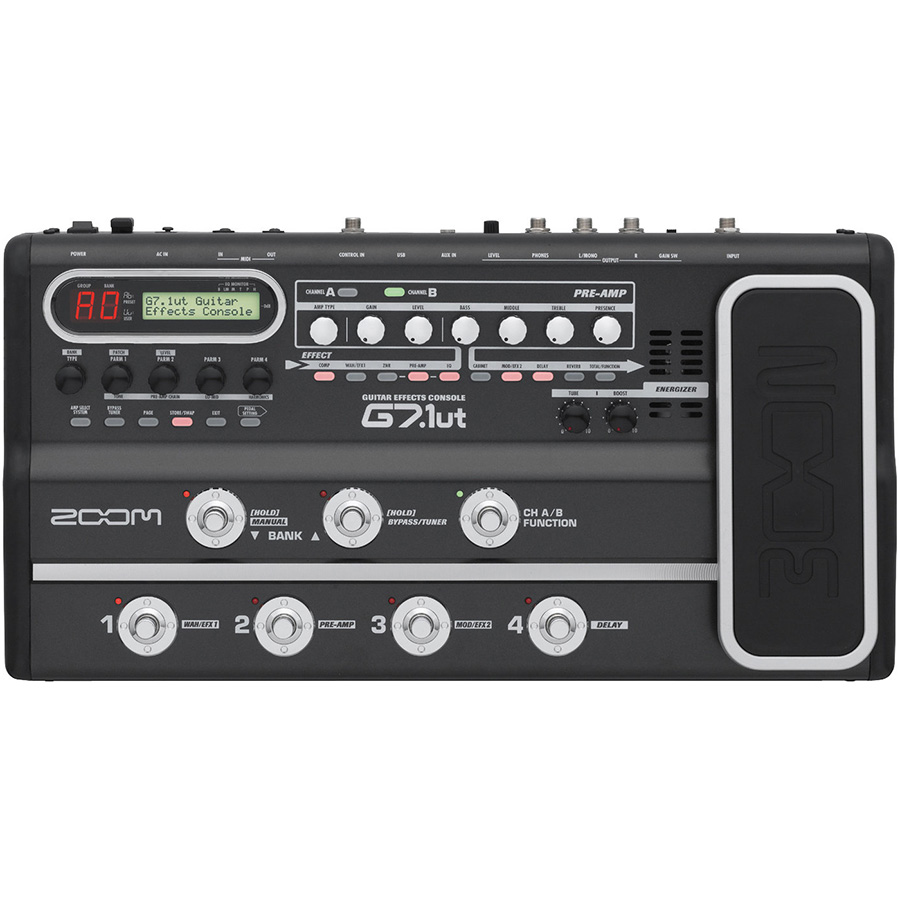 افکت گیتار الکتریک زوم ZOOM G7.1ut
