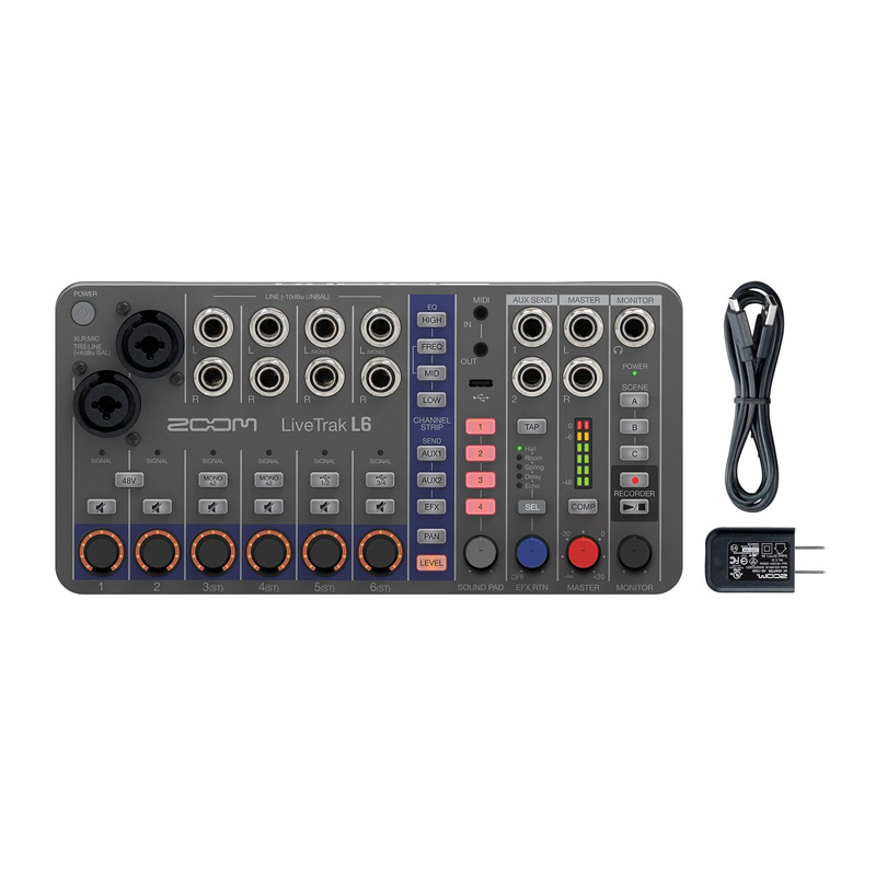 میکسر صدا زوم ZOOM LiveTrak L6
